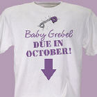 Due in... Maternity Personalized T-Shirt